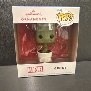 Hallmark Marvel Groot Ornament - Green and White